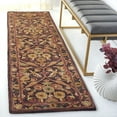thumbnail image 2 of SAFAVIEH Antiquity Francine Oriental Wool Runner Rug, Dark Plum/Gold, 2'3" x 12', 2 of 11