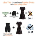 thumbnail image 5 of QRIC Women's High Waist Mid-Thigh Body Shaper Slimming Shorts One Piece Seamless Slips Under Dress Shapewear Panties, 5 of 6