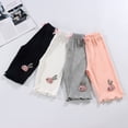 thumbnail image 2 of Leggings cortos de estilo fino de verano para niñas de 0 a 6 años, pantalones de seguridad antiexposición para niños, pantalones cortos elegantes para bebés y niños, pantalones de 5 puntos, 2 of 6