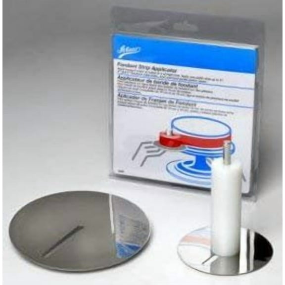 Ateco 4206 Fondant Strip Applicator, Stainless Steel Bases with Food Grade Plastic