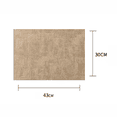 thumbnail image 2 of Place sets (4-Set), slide washable table sets, PVC Tint-resistant heat-resistant seating cakes, dirt-repellent and washable, space mats for kitchen dining table, silver, 2 of 5