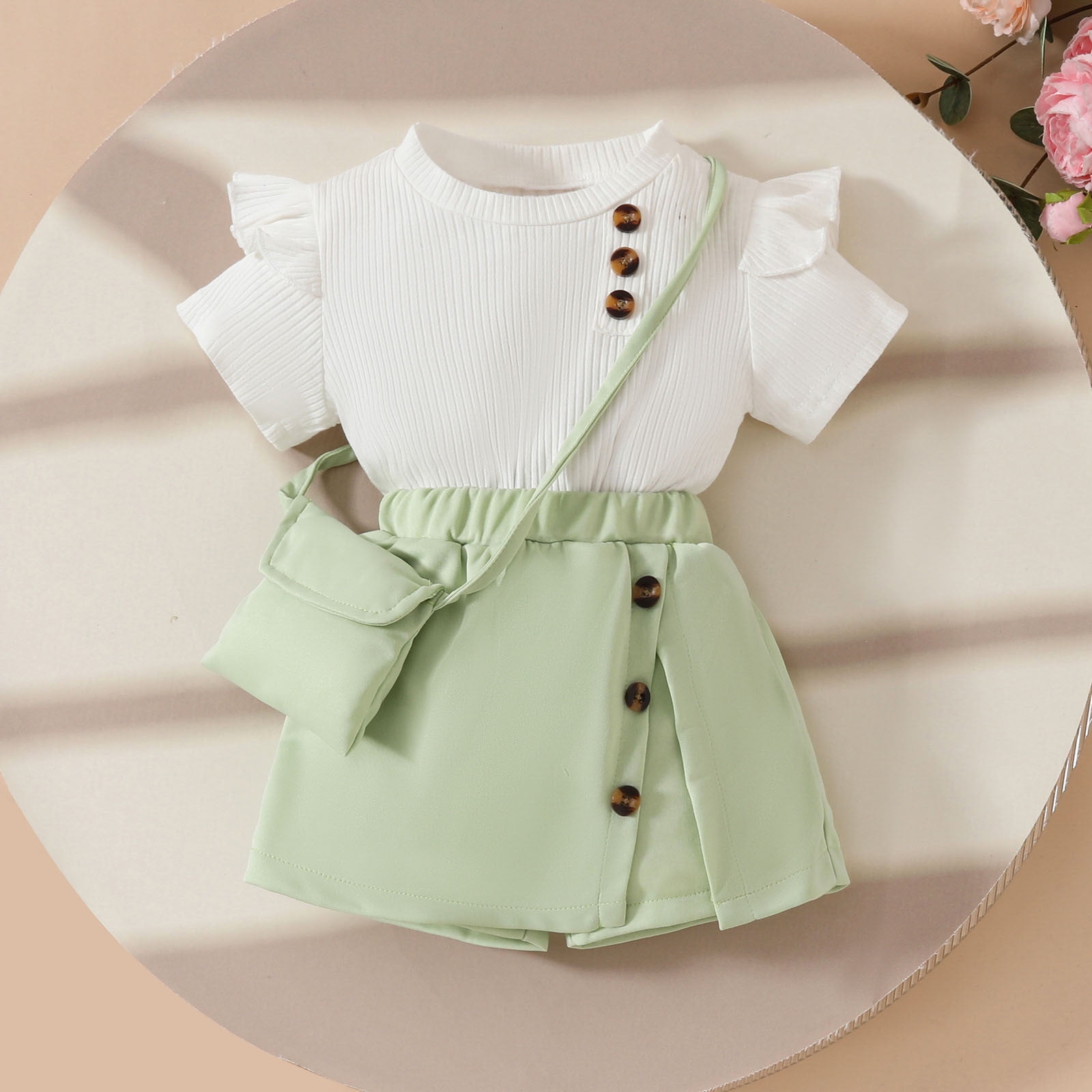 Valentine'S Day Outfit Girls Girls Skirt Sets Children'S Clothing 12 Year Old Girl Clothes 7/8 Girls Clothes Cute Outfits for Girls 7-8