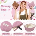 thumbnail image 3 of Bolsas de maquillaje Sherr, 9 unidades, bolsa de pana para cosméticos, 25 x 18 cm, 3 of 7
