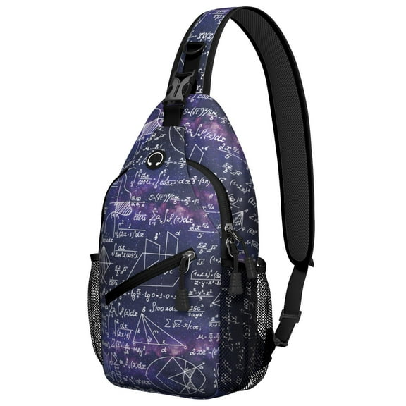 Astronomy Physics Chemistry Experiment Science Lover Gifts Multipurpose Crossbody Sling Backpack for Travel