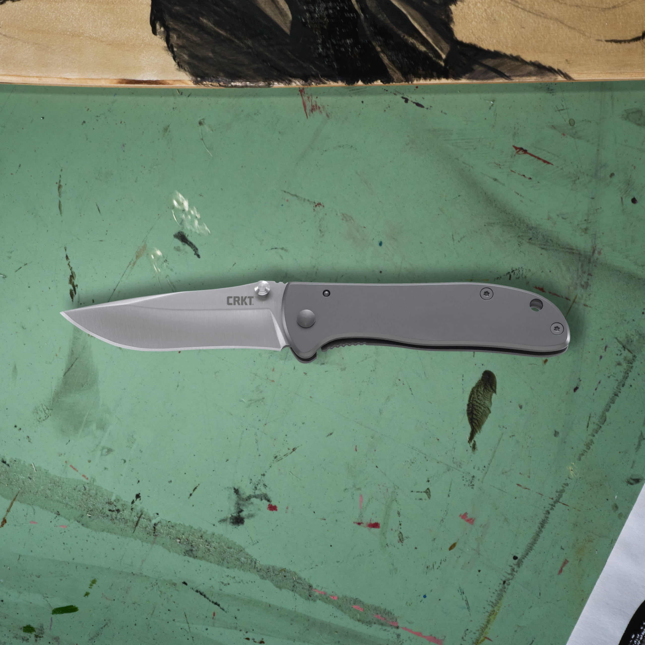 CRKT Drifter Everyday Carry EDC Pocket Folding Knife with Frame