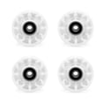 thumbnail image 1 of Lot de 4 Roues Lumineuses pour Patins à Roulettes Double Rangée avec Roulements et Noyau - Matériau PU+PP, Antidérapant et Résistant à l'Usure, Taille 32x58mm, Options de Couleur : Blanc/bleu/rouge-Bleu-Vert/rose/rouge/rose-Bleu-Vert, 1 of 6