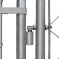 thumbnail image 3 of vidaXL Outdoor Dog Kennel Galvanised Steel 2x2x1 m, 3 of 4