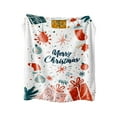 thumbnail image 2 of Large Flannel Christmas Blanket 130x100cm Digital Print Throw Oversized Holiday Bedding Sofa Cover Warm Comfortable Polyester Fabric, 2 of 5