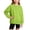 Green, variant on FAIWAD Sweatshirts for Kids Cotton Long Sleeve Crewneck Pullover Tops Boys Girls Casual School Oversized Clothes
