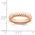 thumbnail image 5 of 925 Sterling Silver Stackable Expressions Pink-plated Ring Size: 10; for Adults and Teens; for Women and Men, 5 of 5