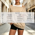thumbnail image 4 of Cmtiyu Sweatshirts for Women Oversized Long Sleeve Crew Neck Pullover Tops Casual Loose Fit Off the Shoulder Sweatshirts S-XL, 4 of 10
