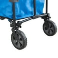 thumbnail image 2 of Sunjoy Collapsible Wagon with 255L Large Capacity, Utility Foldable Wagon Cart, Heavy Duty Beach Wagon with Big Wheels, Portable Garden Cart for Camping Fishing Sports Shopping, Blue, 2 of 10