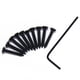 thumbnail image 2 of Puentes individuales de bajo de 5 Cuerdas Negras Gloria con tornillos y llave Allen, 2 of 7