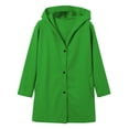 thumbnail image 6 of Women's Trench Coat Elegant Plain Warm Transition Coat Winter Jacket Long Sleeve Autumn Winter Women's Jacket Lapel Coat Womens Casual Coats And Jackets Ll Womens Casual Anorak Jacket Casual Women, 6 of 7