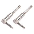 thumbnail image 2 of 2x Instrumentos de Micrófono Adaptador de Metal Plateado en apariencia de L de Aleación de Zinc de 2 Piezas, 2 of 8