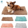 thumbnail image 1 of Deago Dog Blanket, Pet Puppy Blanket Fluffy Fleece Throw Blanket Kitten Mat Pad Bed Cover Washable for Dogs, Cats, Animals (Brown, M), 1 of 9