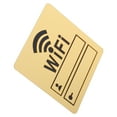 thumbnail image 1 of Minkissy High Definition Golden Mirror WiFi Sign Wall Sticker for Restaurant Office and Salon, 1 of 6