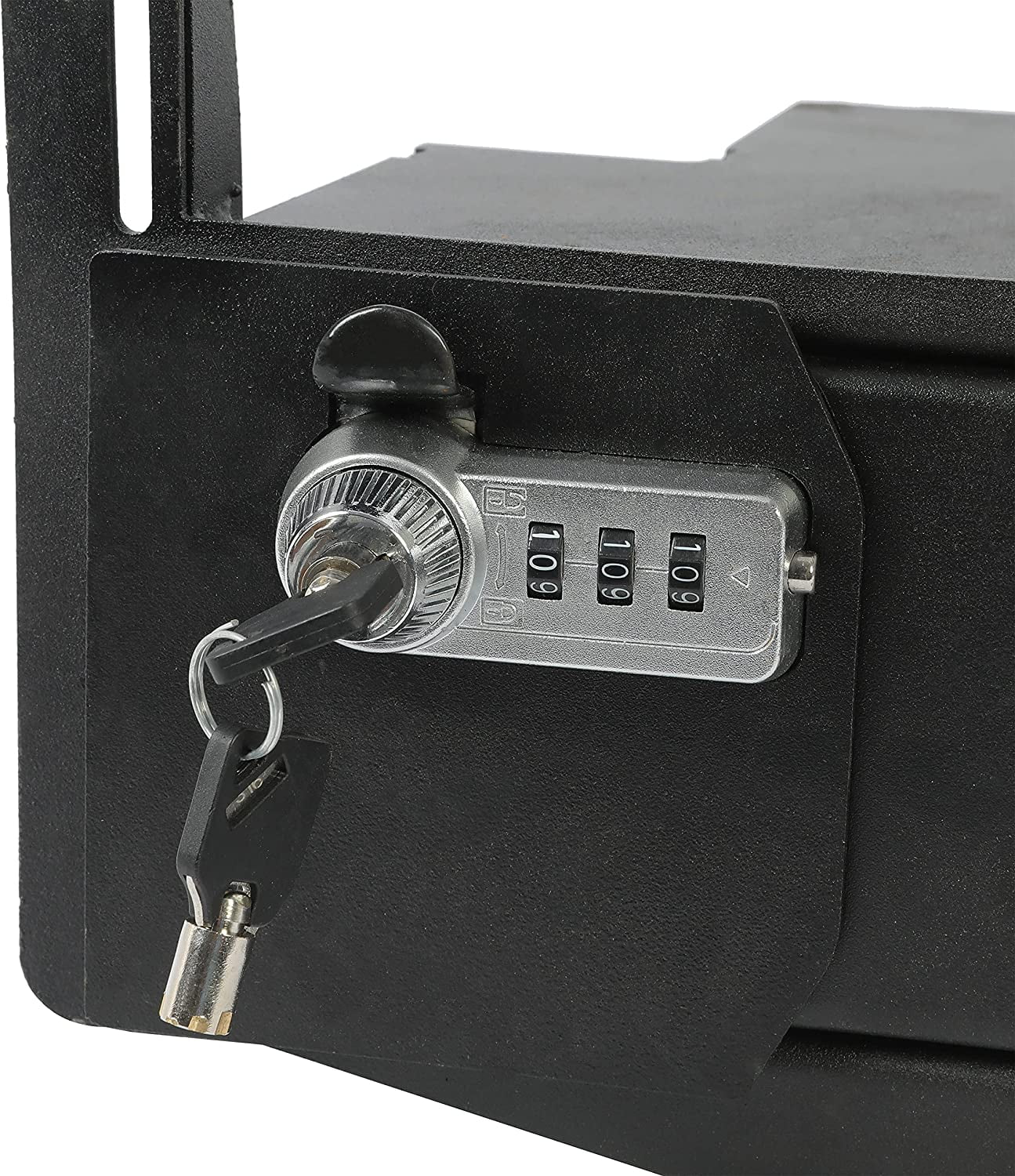 Kojem Super Duty ford Raptor Center Console Box Gun Safe with 3 Digit Lock, Steel