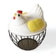 thumbnail image 2 of Uuiauoio Chicken Wire Egg Baskets, Rustic Metal Egg Baskets for Fresh Eggs, Egg Holder Countertop Basket with, 2 of 6