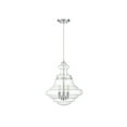 thumbnail image 3 of Trade Winds Clara Vintage Glass Pendant Light in Chrome, 3 of 5