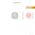 thumbnail image 3 of ANGARA IGI Certified Cushion Lab Grown 1 Ct Diamond Pendant for Women in 14K Yellow Gold (Size-5.5mm| Color-F-G| Clarity-VS) | April Birthstone, Anniversary, Jewelry Gift for Women | Diamond Necklace, 3 of 7
