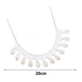 thumbnail image 4 of Kkkded Shell Necklace Ultralight Handmade Crochet Necklace - All - Match, Easy - wearing Choker for Women, 4 of 7