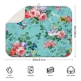 thumbnail image 2 of Microfibre Drying Mat for Kitchen Pioneer Dish Drying Drainer Mat Absorbent Colorful Floral Drying Mat Washing Up for Glass, Plate & Cup 18inch X 24inch, 2 of 5