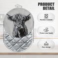 thumbnail image 2 of 2 PCS Pot Holders for Kitchen,Potholders Sets with Hook for Oven,Cooking,Baking,Monochrome Highland Cow Painting, 2 of 7