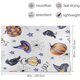 thumbnail image 5 of Manta para sofá cama de 60 x 90 pulgadas, decoración de Halloween morada, mantas de franela suaves y acogedoras, mantas de forro polar con sombrero de bruja, calabazas, mantas y mantas decorativas, 5 of 7