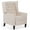 Beige, variant on Miniyam 27" Wide Manual Wing Chair Recliner, Gray