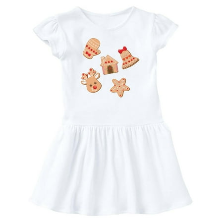 

Inktastic Christmas Gingerbread Cookies Gift Baby Girl Dress