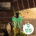 thumbnail image 2 of 6pcs St. Patrick's Day Wine Bottle Decors Mini Bow Ties Party Scene Layout Props, 2 of 6