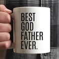 thumbnail image 4 of Coffee Ceramics Mug, 11oz Coffee Mug Best God Father Ever Friends Coffee Tea Cup Mug Gift for Birthday Gathering, 4 of 4