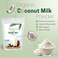 thumbnail image 3 of Z Natural Foods Organic Coconut Milk Powder - All-Natural Vegan Dairy-Free Alternative with MCTs - Unsweetened Coconut Creamer for Coffee & Smoothies - Gluten-Free, Non-GMO, 5 lbs, 3 of 7