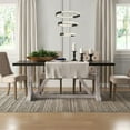 thumbnail image 5 of Vanity Art 3 Light Unique Tiered LED Chandelier Lighting | Modern Hanging Lights, Circular Ceiling Lights Fixtures for Dining Room Living Room Bed Room Kitchen SYLED1013-BK, 5 of 10
