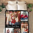 thumbnail image 5 of AISENIN Custom Photo Collage Blanket Customized Bed Blanket with Pictures AND Text for Mom Dad Personalized Throw Blanket for Christmas Memorial Gifts, 5 of 5