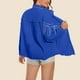 thumbnail image 5 of Chaqueta vaquera de manga larga sin capucha para mujer, chaqueta vaquera informal de moda, abrigo de manga larga con botones, abrigo de camisa para mujer, 5 of 8