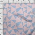 thumbnail image 2 of oneOone Organic Cotton Poplin Twill Fabric Rectangle & Triangle Geometric Print Fabric By The Yard 42 Inches Wide, 2 of 4