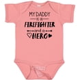 thumbnail image 3 of Inktastic My Daddy is a Firefighter and a Hero Boys or Girls Baby Bodysuit, 3 of 5