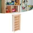 thumbnail image 4 of Dollhouse Book Cabinet, Simple Dollhouse Bookcase Decorative Exquisite  For Home For Kids Plain Color,White, 4 of 8