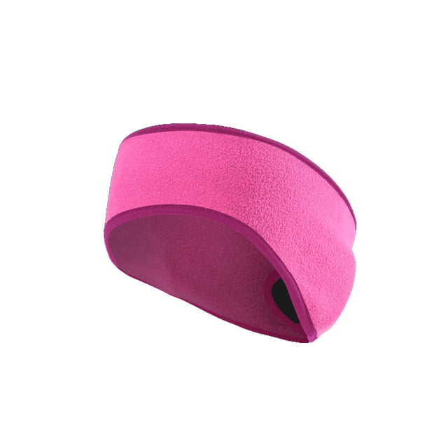 Wosthever Running Headband Ponytail Ear Warmer Protector de cabeza elástico Anti-polvo Estilo simple Accesorios de motocicleta para montar Sky Ciclismo Fucsia