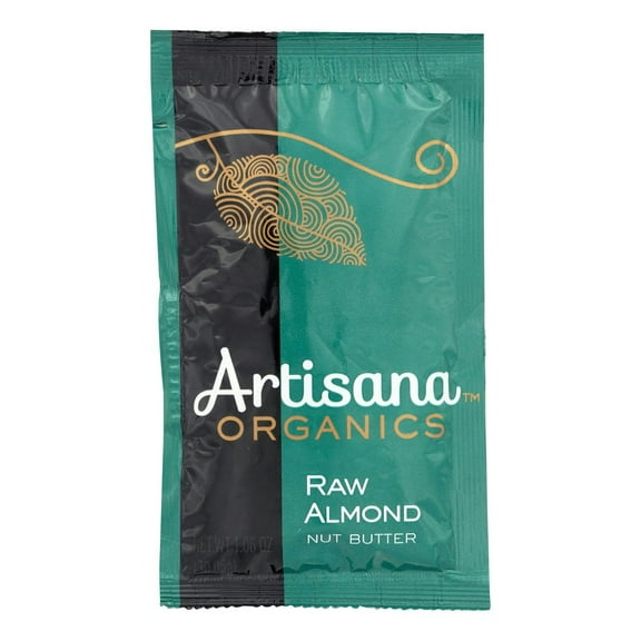 Artisana Raw Almond Nut Butter Squeeze Pack Organic 1.06 oz (Pack of 20)