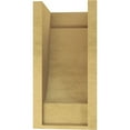 thumbnail image 4 of 7"W x 7"D x 14"H Wide Alpine Rough Cedar Woodgrain TimberThane Corbel, Primed Tan, 4 of 6