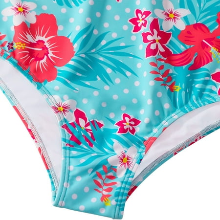 

Gubotare Toddler Girls Long Sleeve Floral Prints Beach Bathing Suit Girls Swimwear Swimsuit Kids Swimsuits Sky Blue 4-5 Years