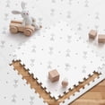 thumbnail image 3 of PIGLOG Baby Play Mat, 72" x 48" Extra Large Interlocking Foam Tiles, 6-Piece Waterproof Floor Mat for Crawling & Tummy Time, Non-Slip, Easy to Clean - Arrow Pattern for Nursery & Playroom, 3 of 9