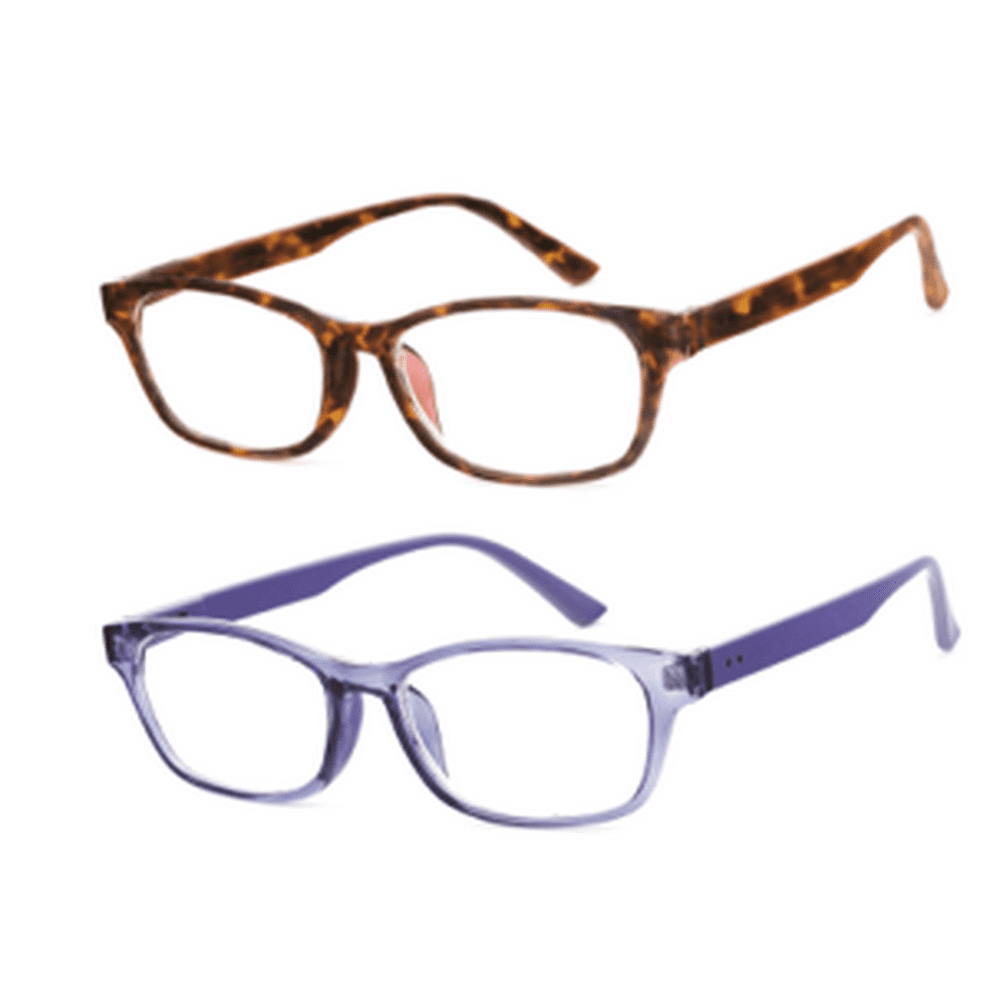 BKLYN Albee Colpk +1.25 Readers & Pouches Value 2Pack Reading Glasses