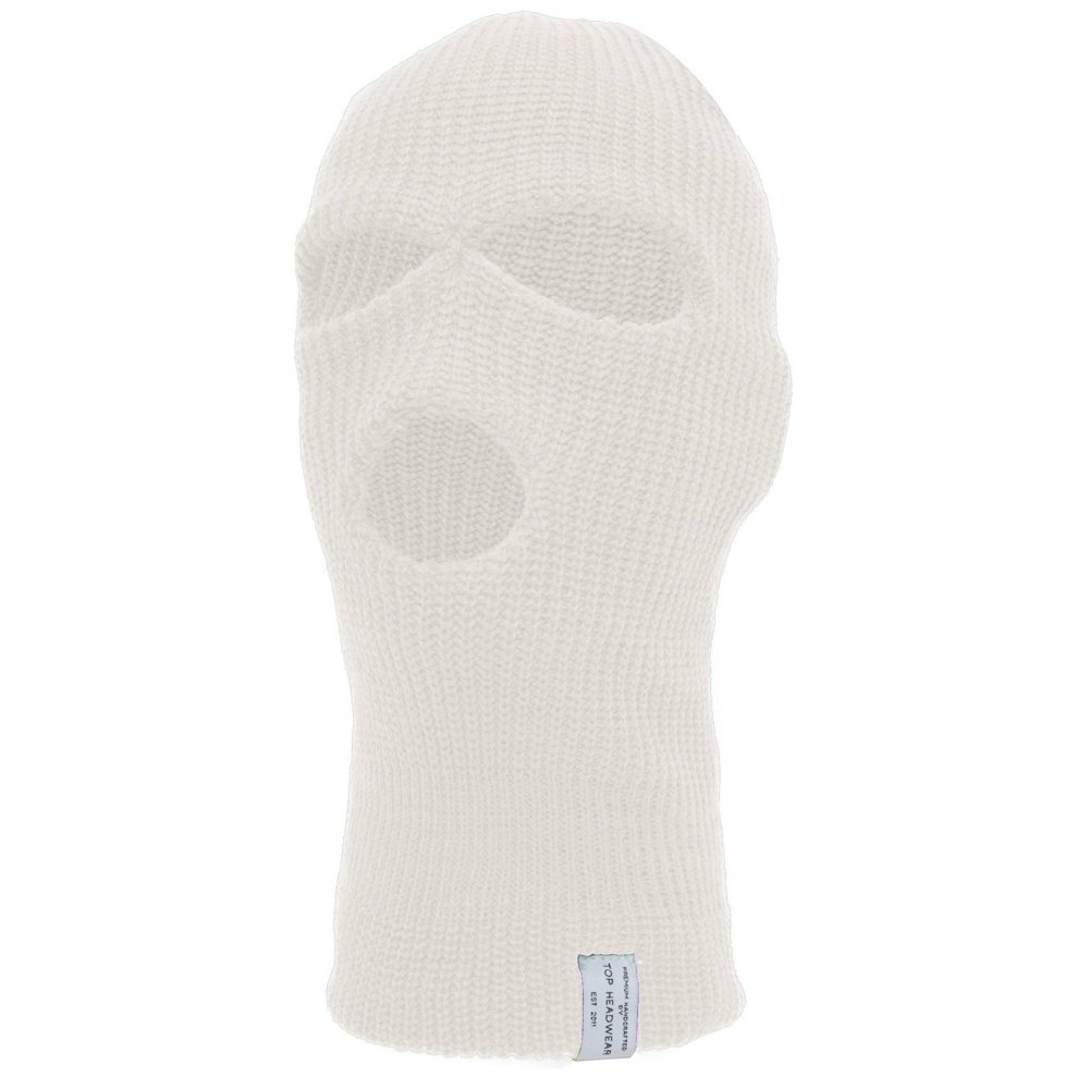3 Hole Winter Ski Mask White
