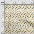 thumbnail image 2 of oneOone Polyester Spandex White Fabric Coffeeinated & Vaccinated Sewing Material Print Fabric By The Yard 56 Inch Wide, 2 of 4