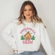 thumbnail image 3 of Calcomanías de hierro de Navidad, calcomanías de trineo, Papá Noel, árbol de Navidad, transferencia DTF, diseño de impresión para ropa, color rosa brillante, 3 of 4