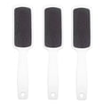 thumbnail image 1 of FcBaudy Plastic Handle Double-sided Sandpaper Foot Board Rasping Dead Calluses Foot Rubbing Foot Tool 3pc a file, 1 of 1